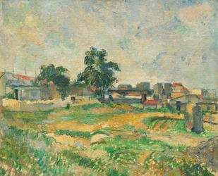 パリ近郊の風景、c。 1876